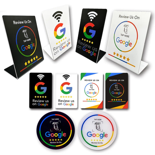 Easy Review NFC Acrylic Cards™